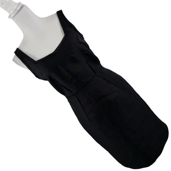 NWT@$229! TALBOTS! SILK & WOOL BLEND CLASSICALLY INSPIRED BLACK EVE DRESS! SZ 6 - Picture 12 of 12